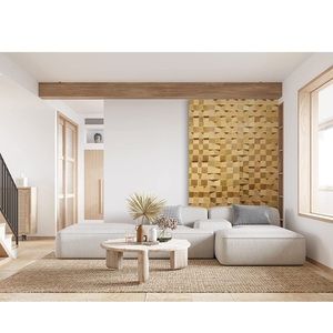 Acepunch 6 Finland Wooden 3D Wall Art Panel  Geometric Style